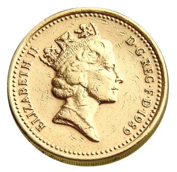 Великобритания 1989 год . 1 фунт